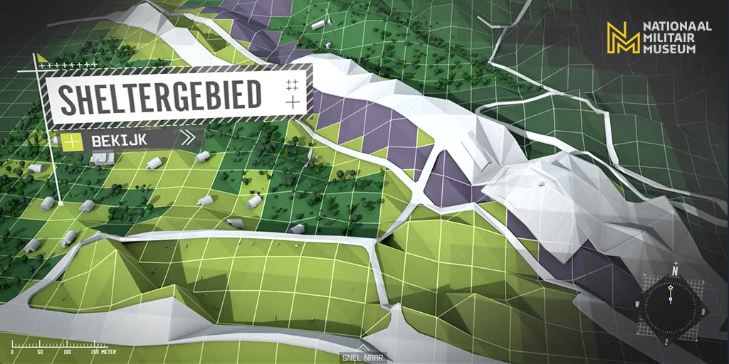 Touchtable installatie @ Nationaal Militair Museum